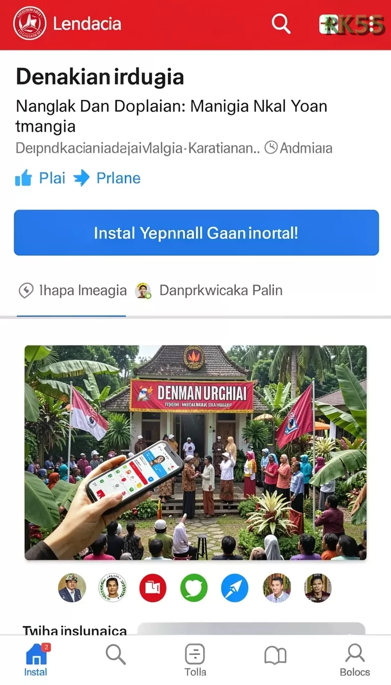 Cuplikan layar 7CONE — halaman utama